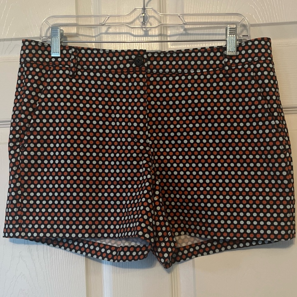 L.L. Bean Black and White Polka Dot Women's Jean Shorts